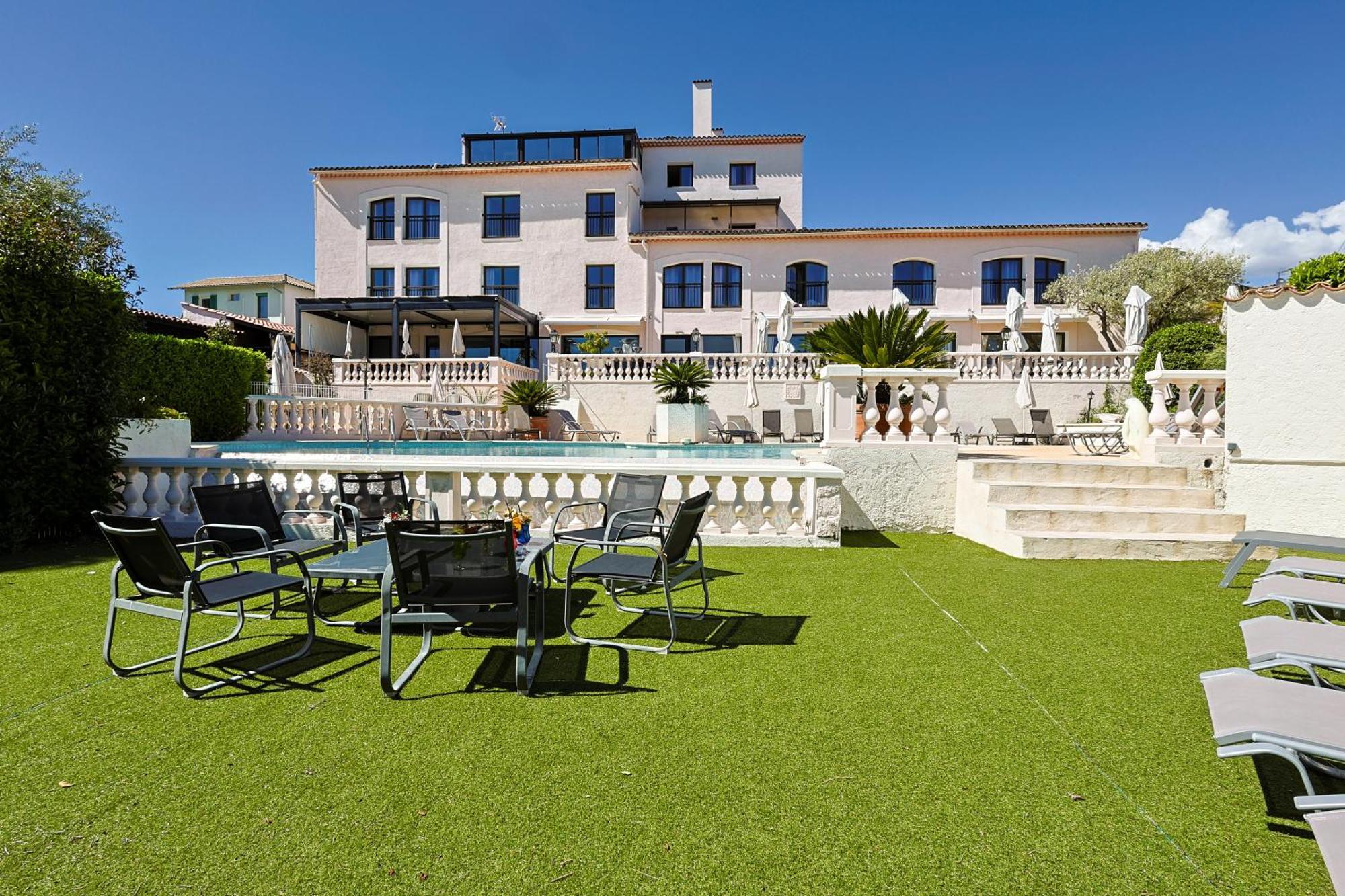 Hotel & Restaurant Perla Riviera Villeneuve-Loubet Eksteriør billede